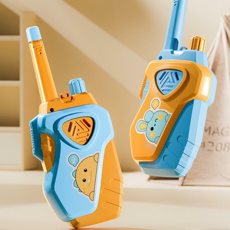 Outdoor Walkie Talkie Toys Handheld Radio Kid Toy Children's Dinosaur Walkie Talkie Set With Clear Sound For Outdoor Adventures