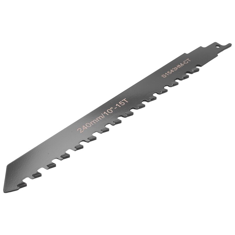 2X Reciprocating Saw Blade Carbide Tungsten Carbide For Cutting Porous Concrete, Fibre Cement, Brick 240Mm/9.45Inch