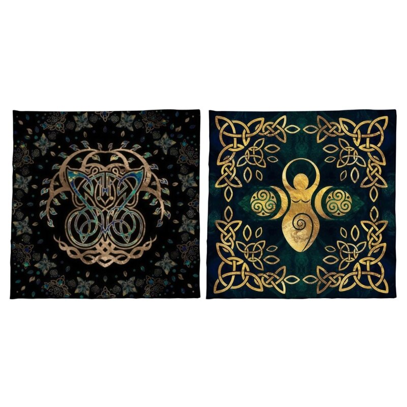 Tarot Tafelkleed Altaren Doek Maanstanden Godinnen Astrologieën Tafelkleed Decor