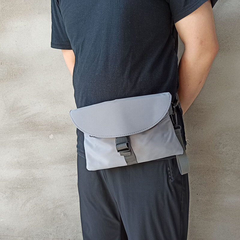 Bolsa Crossbody de ombro único para homens e mulheres, pequenos sacos quadrados, pacotes japoneses de peito para celular, casual, sólida, na moda