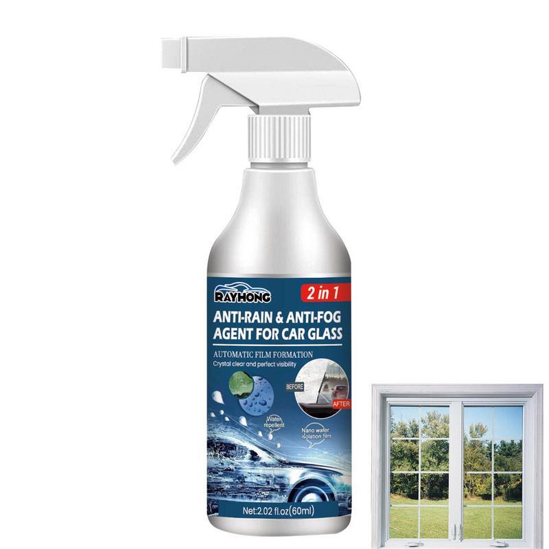 Antiappannamento per parabrezza Spray antiappannamento per finestrini Auto agente di rivestimento antipioggia e nebbia per Auto agente idrofobo per vetro Auto