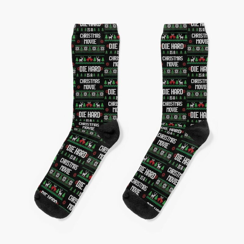 Sterben hart ist ein Weihnachts film Socken benutzer definierte Socken Zehen Sports ocken kurze Socken Socken für Frauen Männer