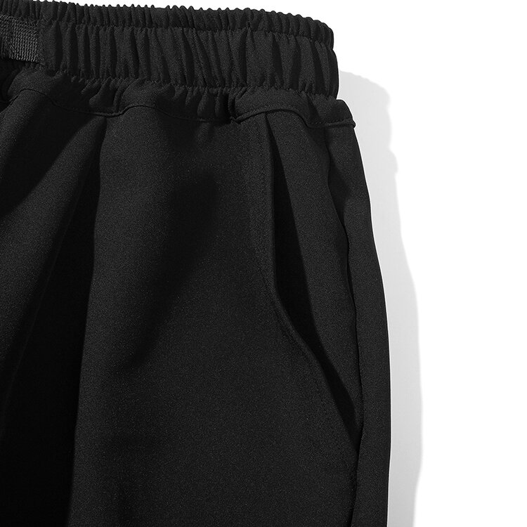 Pantalones cortos ligeros de secado rápido para hombre, ropa informal, versátil, correas tejidas, Cargo de cinco puntos, Harajuku, Verano