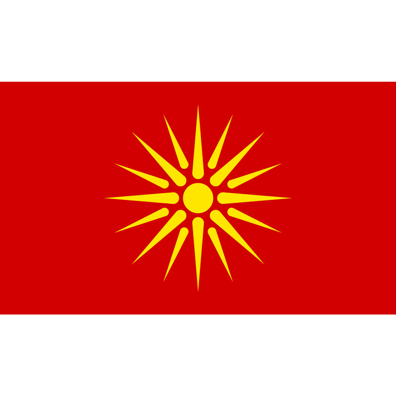 Флаг XIANGYING, 90x150 см, Македонский флаг