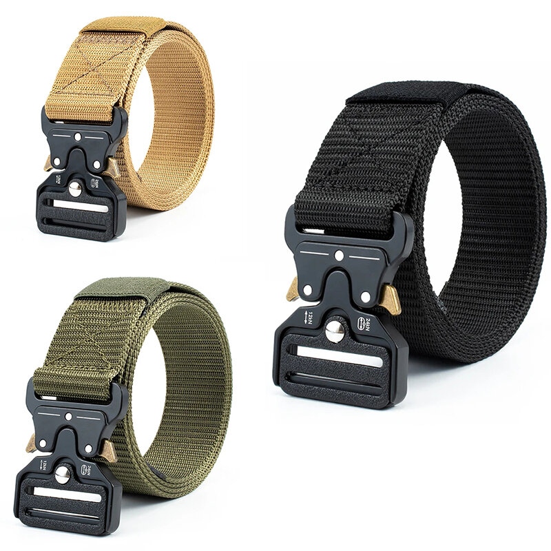 Leisure Tactical Belt for Men Women Plastics Cobra Belt Multi functional Fashion Buckle Outdoor Belt Birthday Party Gifts