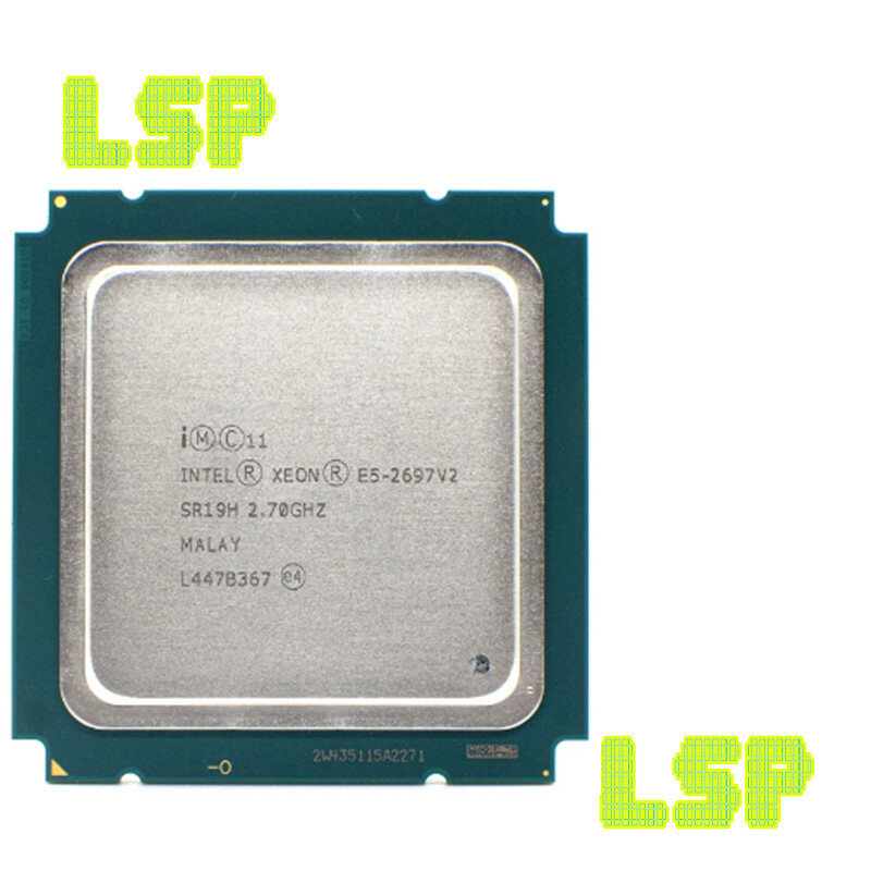Xeon E5-2697v2 E5 2697 v2 E5 2697 v2 2.7 GHz utilizzato processore CPU a quattro Thread a dodici Core 30M 130W LGA 2011