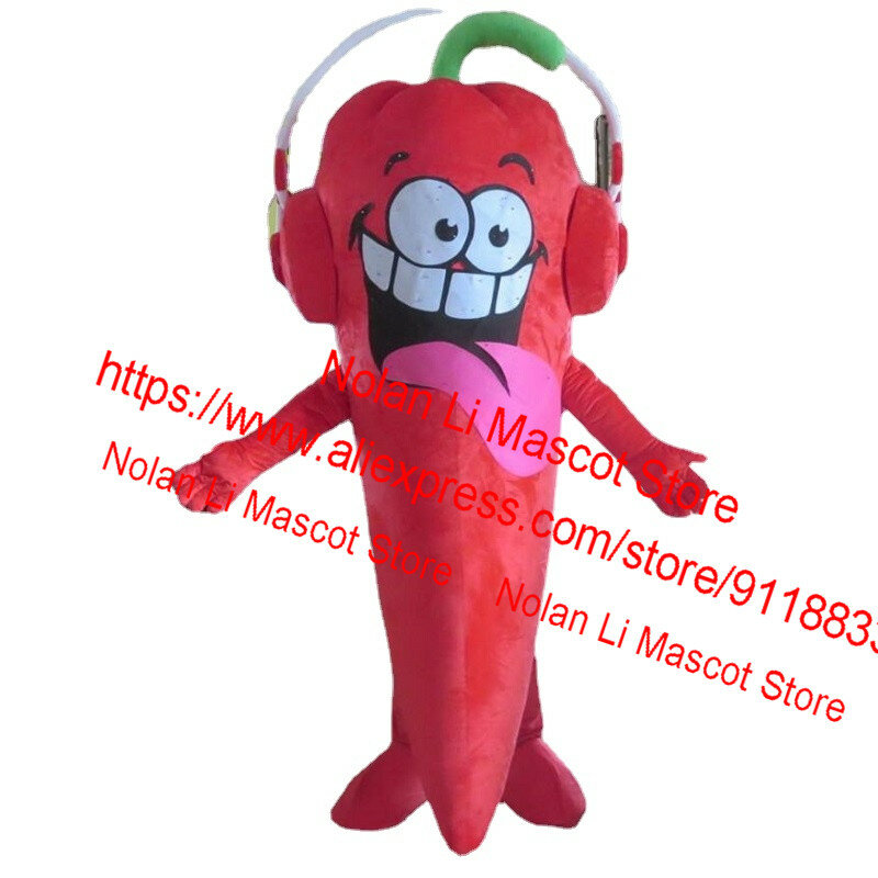 Hohe Qualität Erwachsene EVA Material Pfeffer Maskottchen Kostüm Gemüse Cartoon Set Cosplay Geburtstag Party Halloween Urlaub Geschenk 579