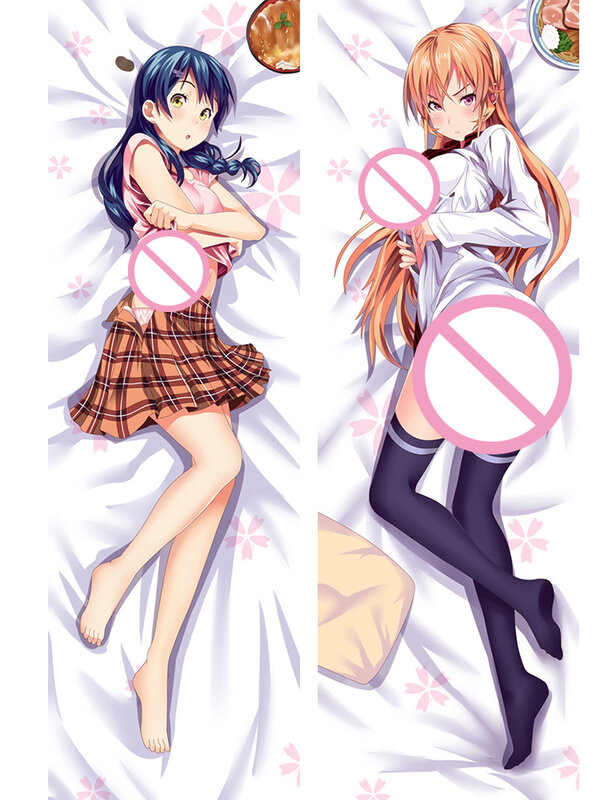 180CMCartoon Anime przytulanie poszewka na poduszkę Dakimakura z podwójną powłoczki na poduszki z brzoskwini