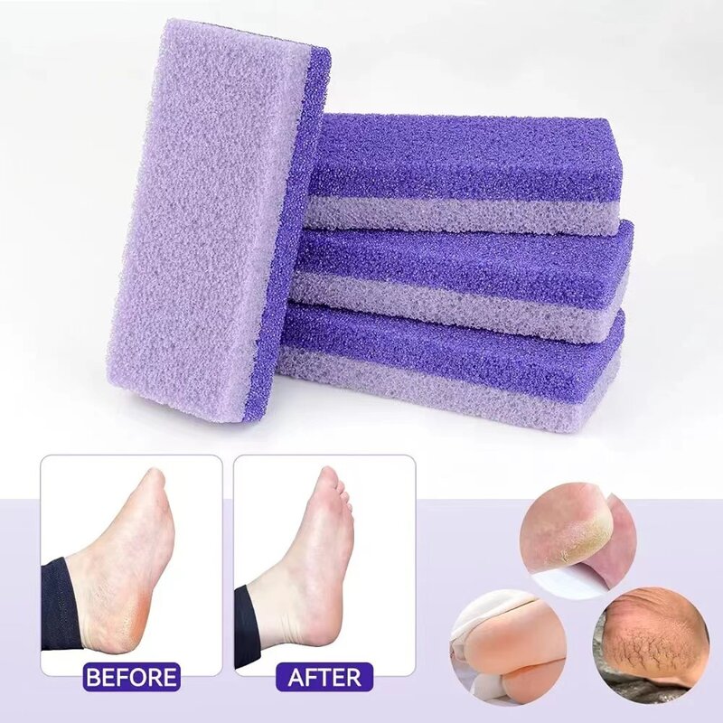 Pomice Stone Sponge Block Foot File Scrubber rimozione del callo per i piedi mani strumenti di bellezza del corpo per l'esfoliazione per rimuovere la pelle morta
