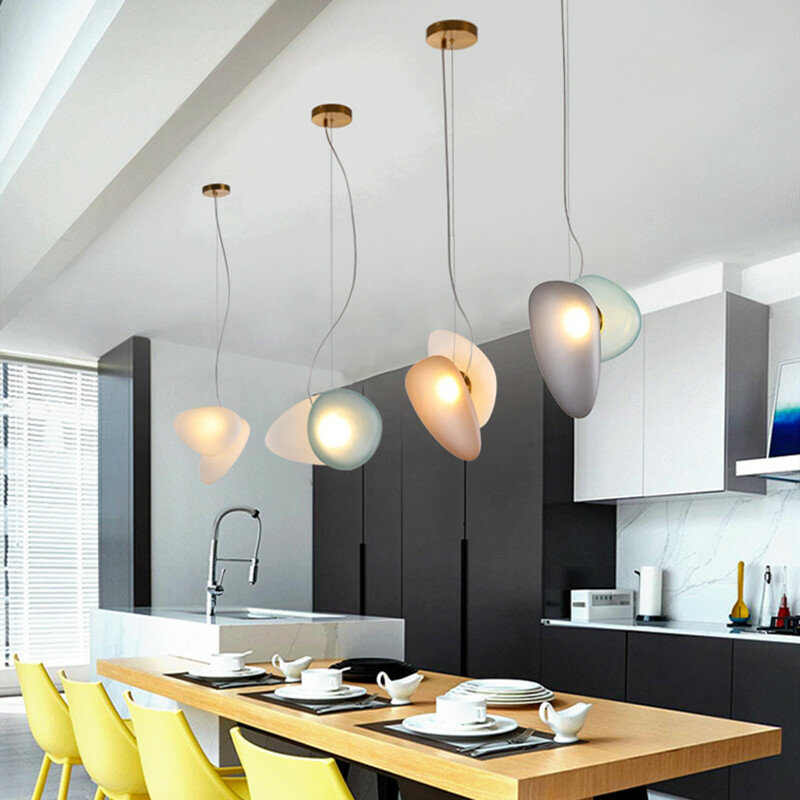 Criativo personalizado lustre de vidro, Nordic Modern Teto Lâmpadas, LED Home Decoração, Restaurante, Quarto, Cabeceira, Cozinha, Hotel