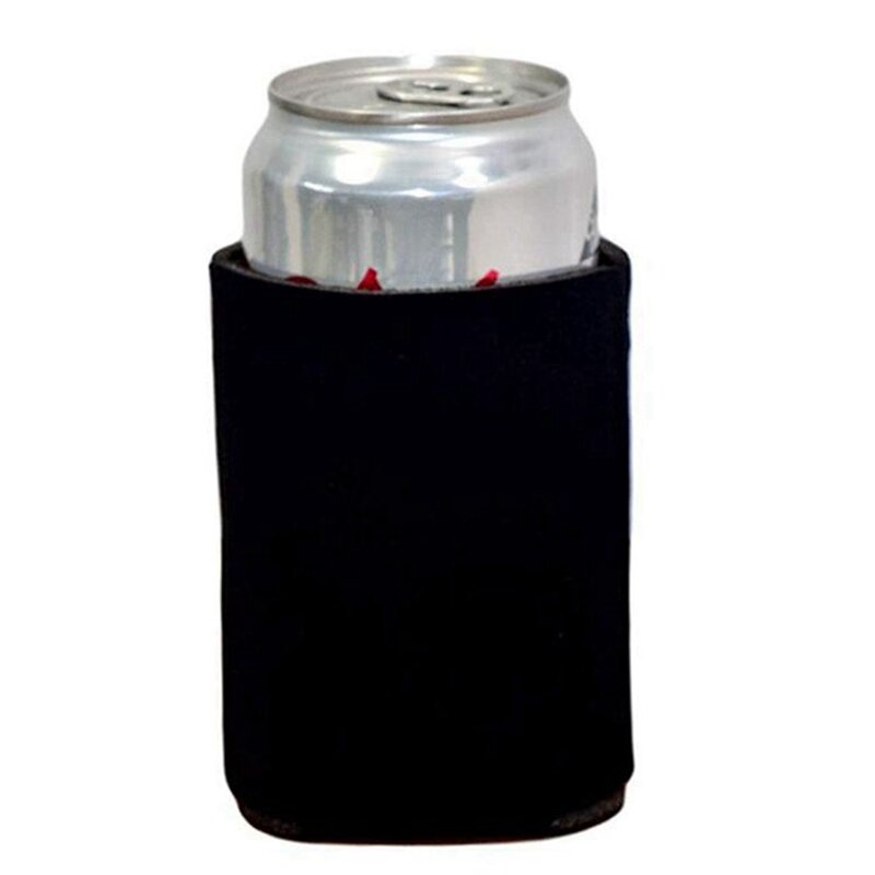 40PCS Neoprene Beer Can Cooler Drink Cup Bottle Sleeve Insulator Wrap Cover New White