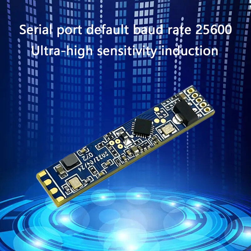 Novo HLK-LD2410 5v mini alta sensibilidade 24ghz presença humana status ld2410b sensor módulo de radar consumidor ld2410 fmcw