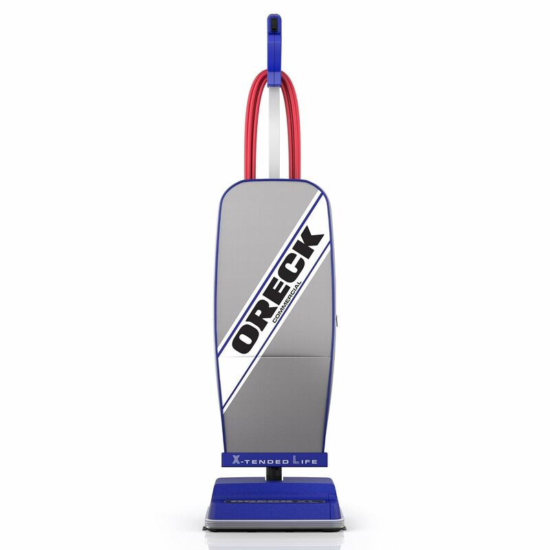 ORECK-aspiradora vertical comercial XL, aspiradora de grado profesional embolsada para alfombras y suelos duros, XL2100RHS, gris/azul, 9,25 "D
