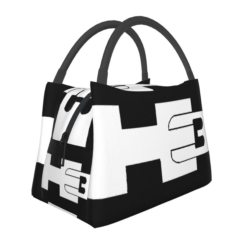 허머 H3 카본 데칼 휴대용 단열 가방, 쿨러 보온 식품 사무실 피크닉 용기