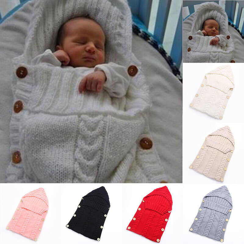 Couverture d'hiver pour bébé, coupe-vent, poussette, couverture d'emmaillotage confortable, couette pour nouveau-nés