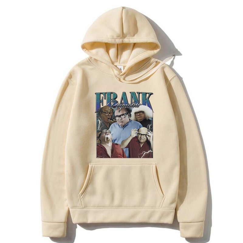 Frank Reynolds Print Hoodie Always Sunny in Philadelphia Pullover Men Women Funny Joke Humor Meme Hoodies Male Fleece Sweatshirt