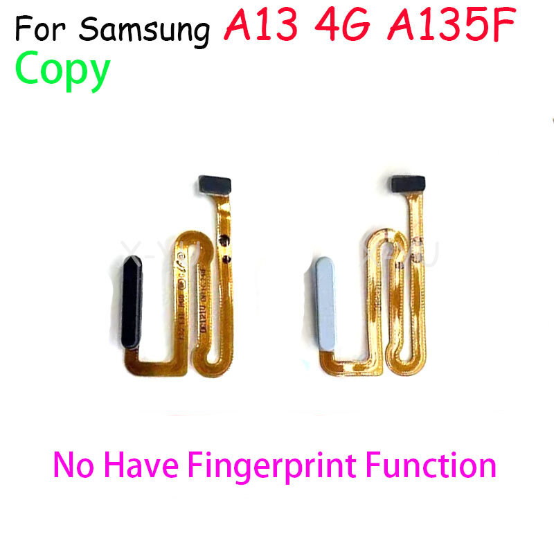 Original para Samsung Galaxy A13 4G 5G A135F A136B botón de inicio Sensor de huellas dactilares Cable de alimentación flexible de retorno