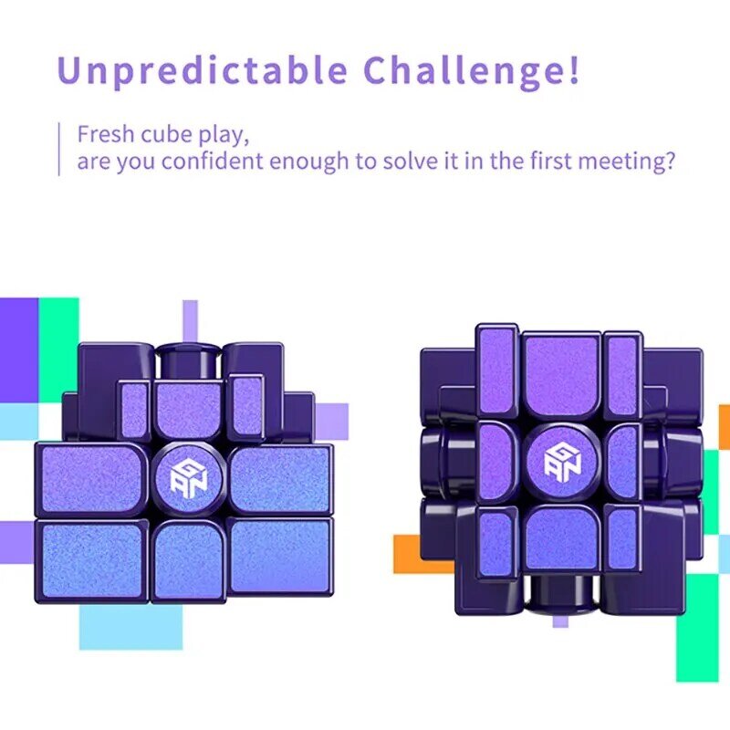 GAN Mirror M UV Magic Speed Cube Stickerless Professional Fidget Juguetes GAN MIRRROR M Cubo Magico Puzzle