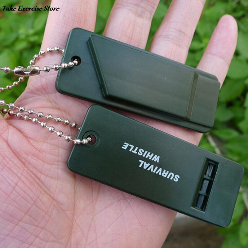 1 PCS Survival Whistle Plastic Travel Kits Super Loud Emergency Whistle for Camping Hiking Children Outdoor Survival Whistle