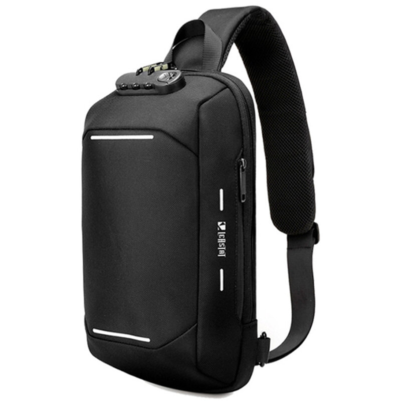 Borsa a tracolla da uomo borsa a tracolla USB multifunzione moda lavoro borsa a tracolla borsa a tracolla da viaggio Messenger Pack per uomo