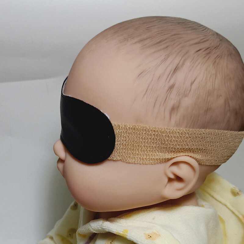 Masker pelindung mata fototerapi bayi, 1 buah penutup mata Anti sinar biru tahan matahari, aksesori bayi baru lahir