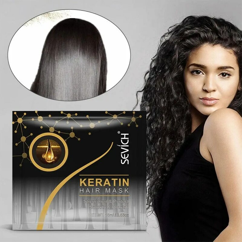 10ml capelli riparazione idratante cheratina cura dei capelli riparazione olio rifornimento dei capelli balsamo Argan secco danneggiato F4l0