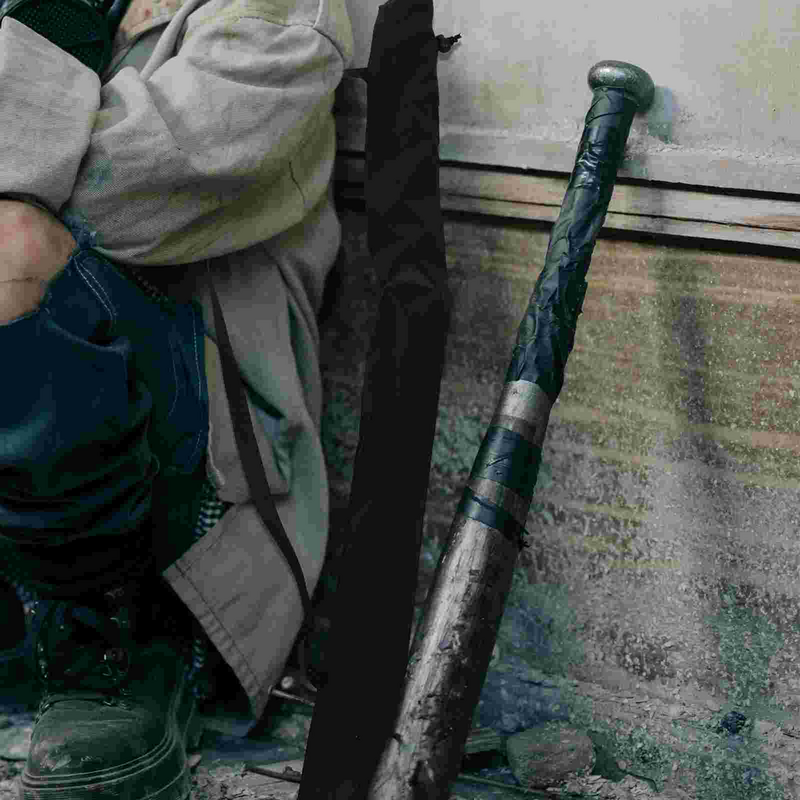 Pemegang tongkat bisbol, kawat gigi penyimpanan kelelawar Organizer kantong kelelawar tahan aus Tongkat stik bisbol tahan aus