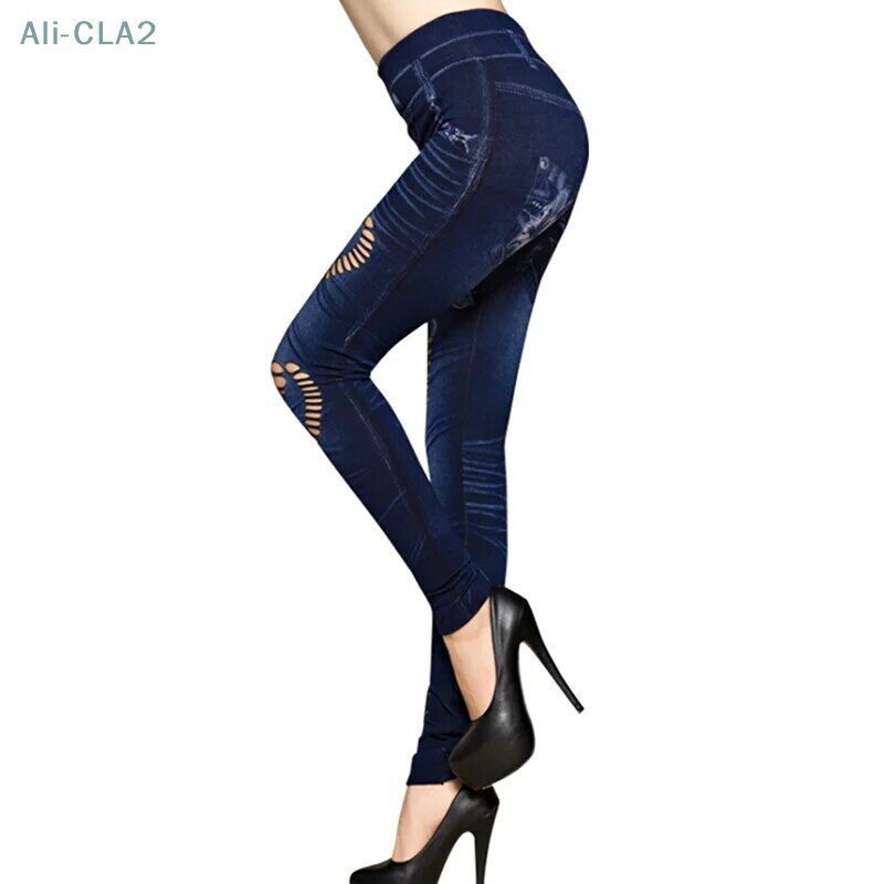 Сексуальные женские джинсовые штаны, облегающие леггинсы, брюки