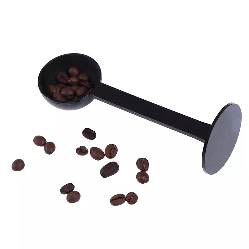 Coffee Spoon Tamping Scoop 2 in 1 for Coffee Powder Coffeeware Measuring Tamper Spoon Plastic Kitchen Accessories 1Pcs