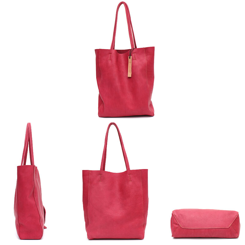 SC-grande bolsa de couro para mulheres, bolsas de laptop, bolsas de trabalho, minimalistas, casuais, grandes hobo, bolsa de compras, feminina