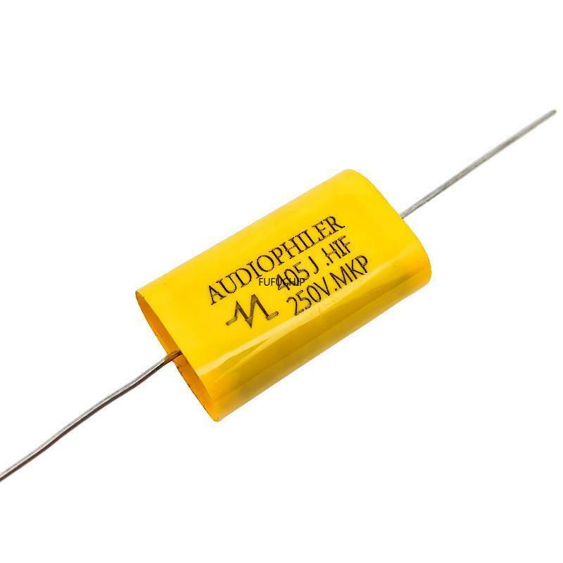1pcsオーディオコンデンサmkp周波数仕切りhifi発熱電解コンデンサー非極性250v 1uf 1.5uf 1.8uf 2.2uf