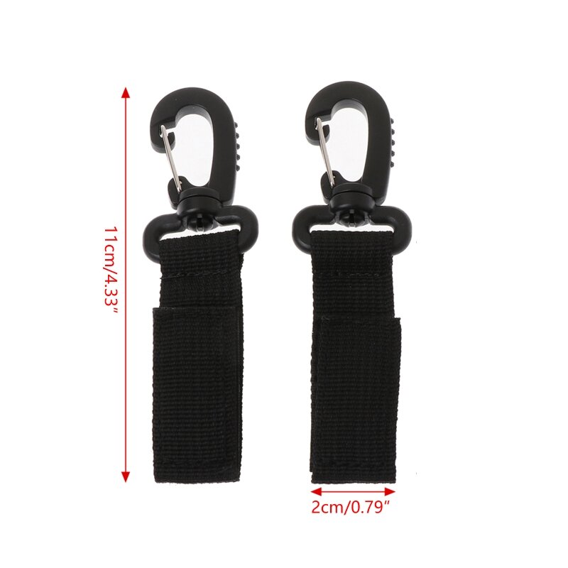 77HD 1 пара, черная детская сумка, крючок для коляски, вращающаяся на 360 градусов коляска для тележки, органайзер, крючок для
