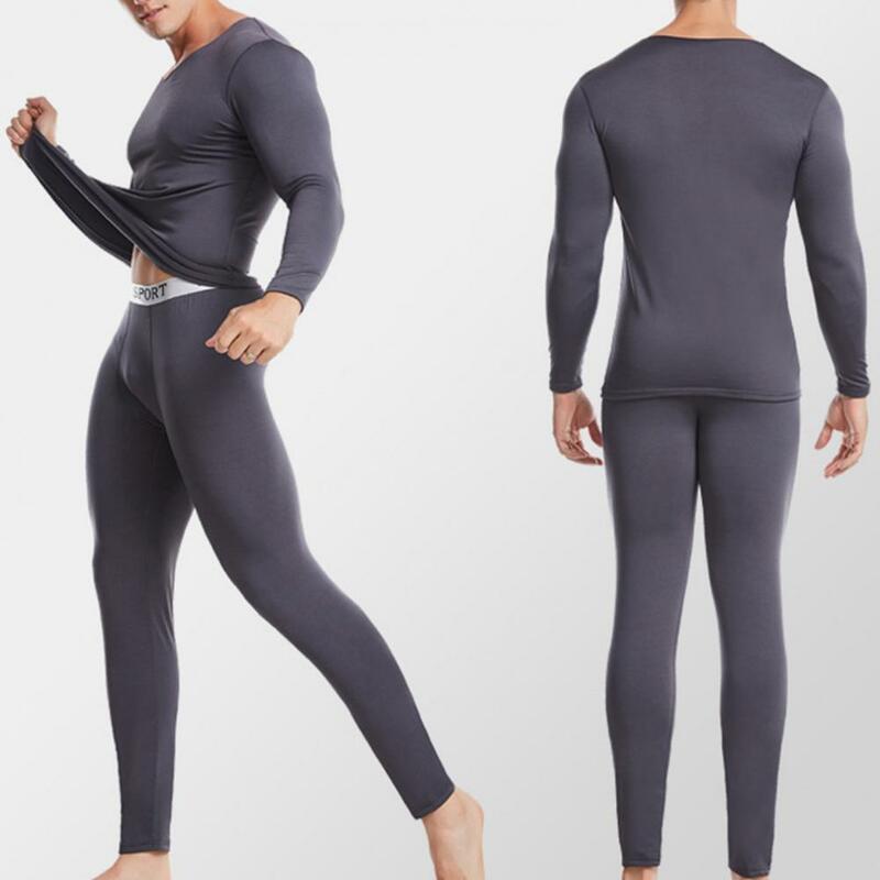 Winter Men Thermal Underwear For Women Sets Long Johns Warm Solid Soft Casual Velvet Plush Top With Pants Thick Ski Homewear