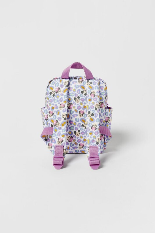 Disney Cute Mickey and Minnie Children's Backpack Girls Cartoon Print Large Capacity Book Storage Kindergarten Baby School Bag