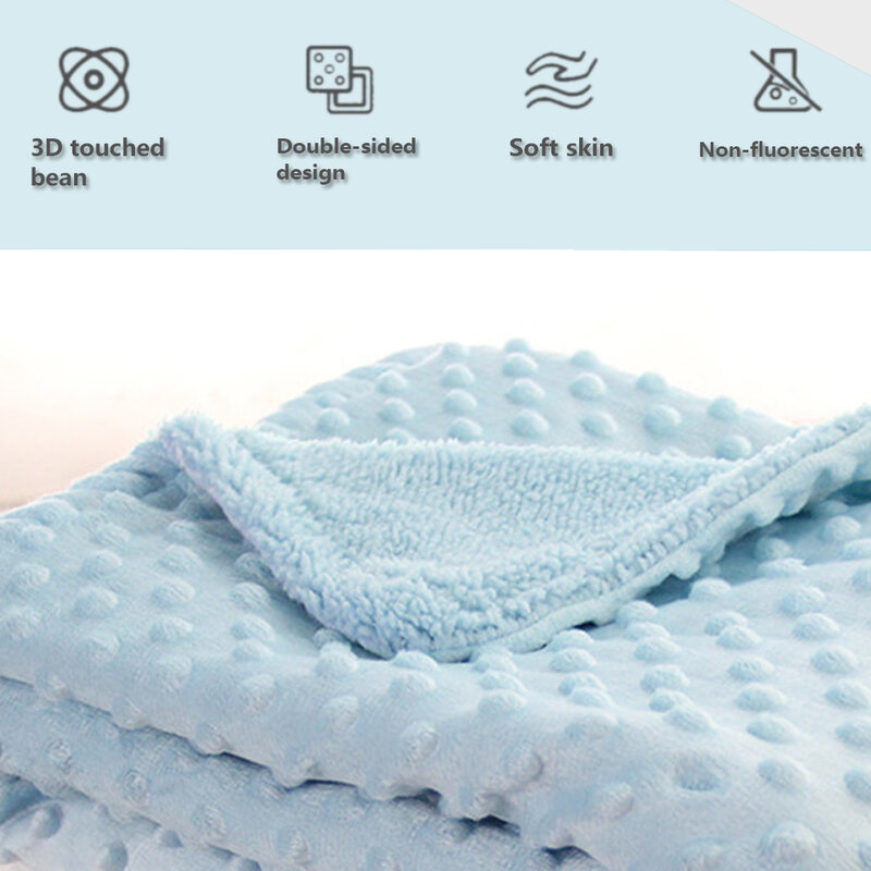 Детское одеяло и Пеленальное теплое мягкое Флисовое одеяло для новорожденных зимнее Хлопковое одеяло детское постельное белье пеленка