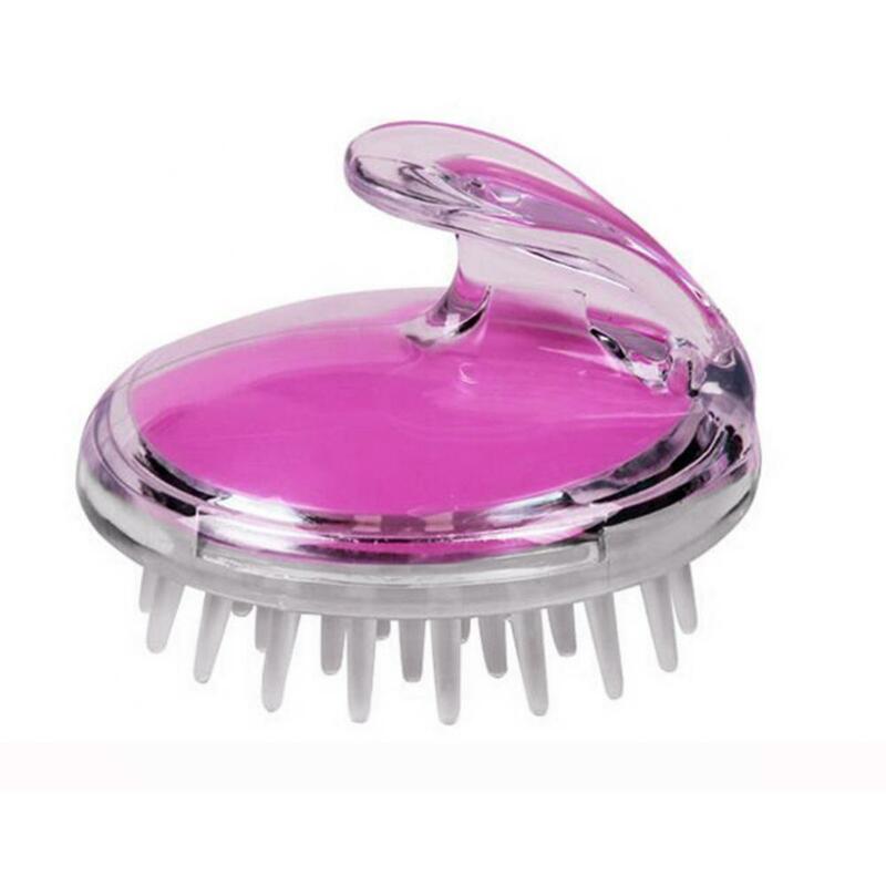 Silicone Shampoo Brush para Head Scalp Massage, Hair Washing Comb, Massagem Corporal, Bath Shower, Salon Hairdressing Tool