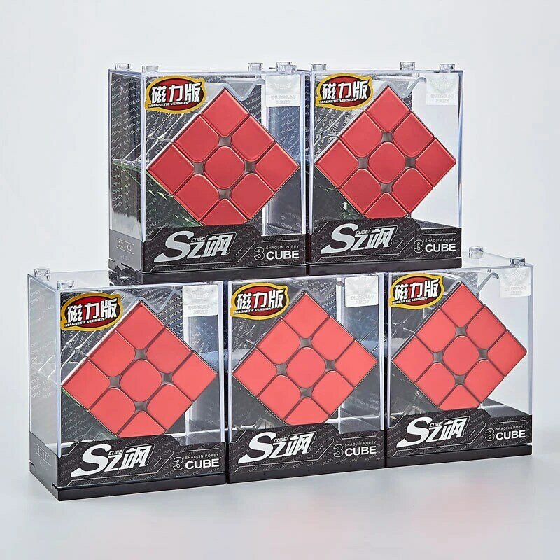 Plating 3x3x3 Magnetic Magic Cube 3x3 Professional Speed Puzzle 3×3 Children's Fidget Toy Cubo Magic Cube Puzzl Magic Cubes