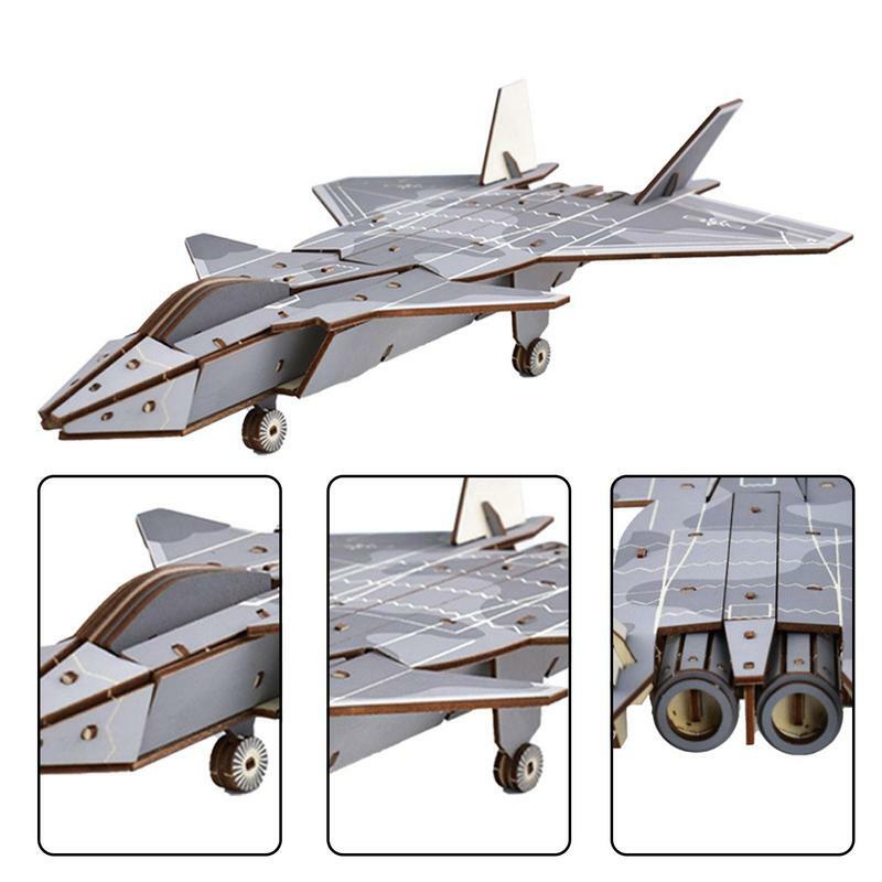 ثلاثية الأبعاد تجميع الاطفال طائرة مقاتلة لغز كول الجمعية طائرة نموذج بناء عدة الجذعية لعبة تعليمية للبالغين والأطفال