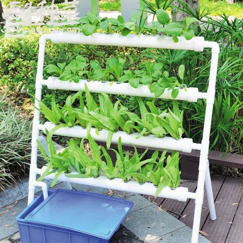 Système hydroponique de plantation de légumes, équipement de culture sans sol, aérobie intelligent, pot de fleurs de jardin vertical T1