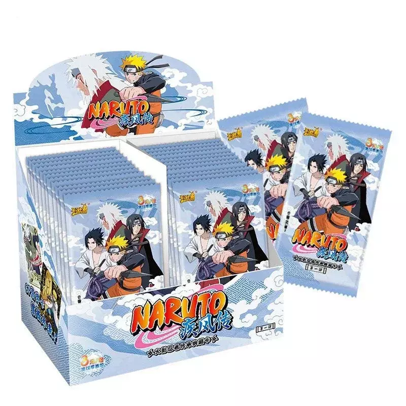 KAYOU-tarjeta de colección completa de Naruto, juguete para niños, colección de cartas, capítulo Pro, regalo