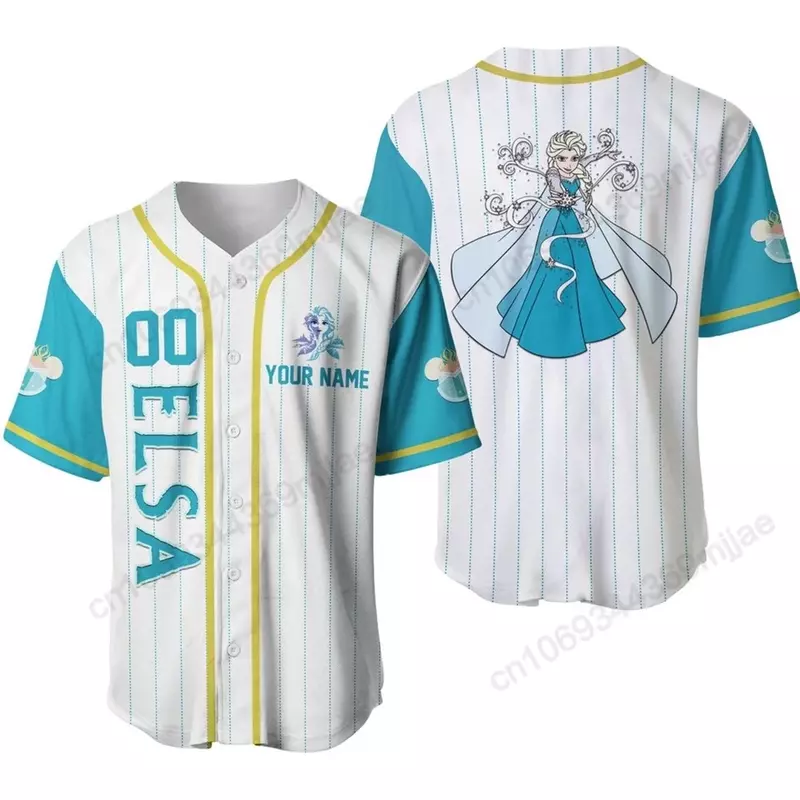 Camisa de beisebol feminina em torno do pescoço, Botão T-Shirt, 2000s Vestuário, Y2K Acessórios, Retro, Y 2k, Yk2
