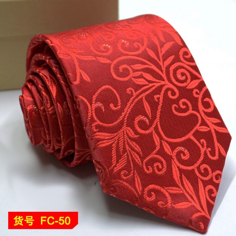 67 stylów męskie krawaty solidny kwiat kolorowy pasek kwiatowy 8cm krawat żakardowy akcesoria odzież na co dzień prezent weselny