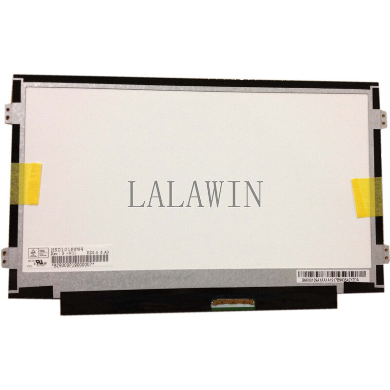 10.1 슬림 노트북 LCD LED 스크린, HSD101PFW4 A01 A00, HSD101PFW4-A01 M101NWT2 R0 B101AW02 B101AW06, 1024X600, 신제품
