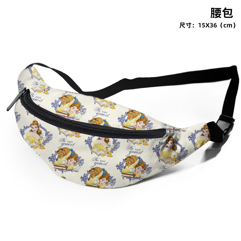 Disney lilo & stitch c54671 anime sacos de peito dos desenhos animados personalizado ombro bolsa de cintura casual tote armazenamento unisex presente