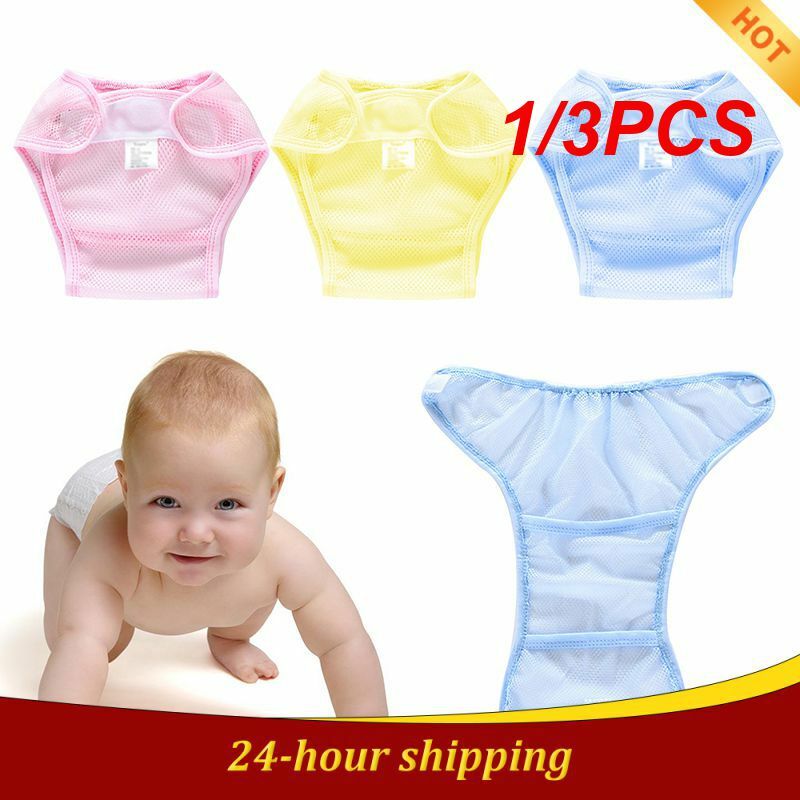 1/3PCS Baby Diapers Washable Reusable Nappies Waterproof Summer Diaper Pocket Cover Infant Pocket Nappy Baby Leak-proof Diaper