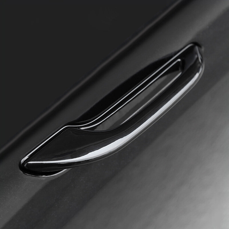 Penutup Pelindung Pegangan Pintu Penahan 4 Buah Futhope untuk Model Tesla 3 Model Y 2021-23 Aksesori Modifikasi Antibeku Perusahaan Mobil