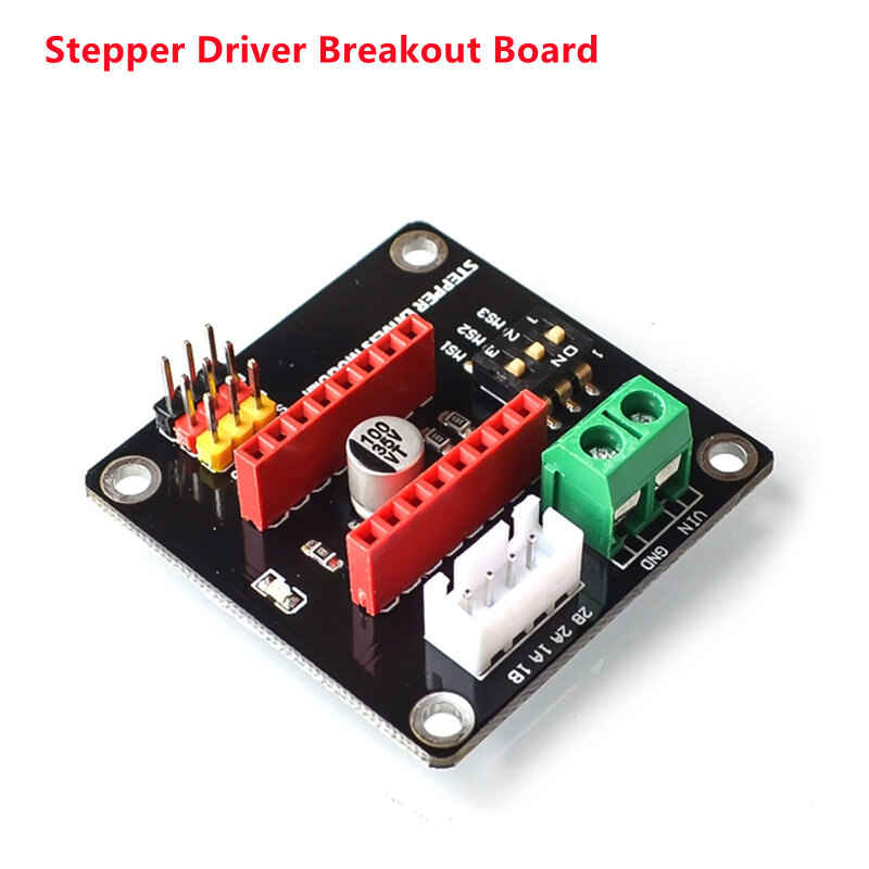 Extensão stepper driver extensor v1.1 a4988 drv8825 stepper driver painel adicional adaptador de motor stepper breakout board 2pcs