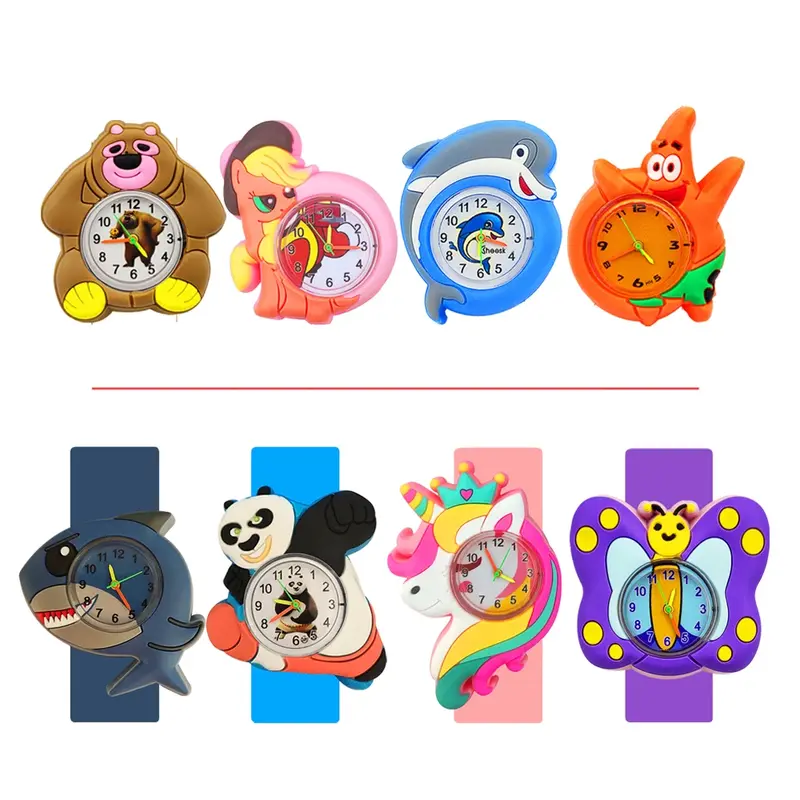 Часы детские цифровые, с рисунком единорога, собаки, подарок на день рождения, для мальчиков и девочек
