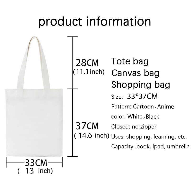 Harajuku Shopper torby torba na zakupy torebki Anime Banana Fish Yaoi Bl graficzne damskie torby płócienne wielokrotnego użytku torby na ramię