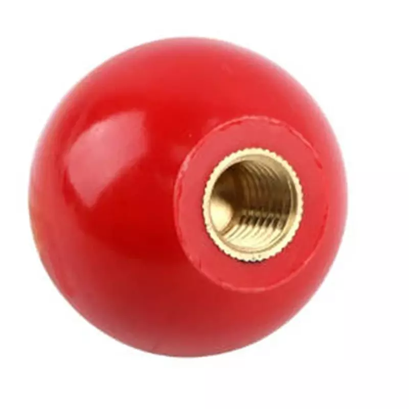 Bola em forma de cabeça apertando porcas, lidar com bola porca, cobre núcleo, botão hardware, botão acessórios, durável